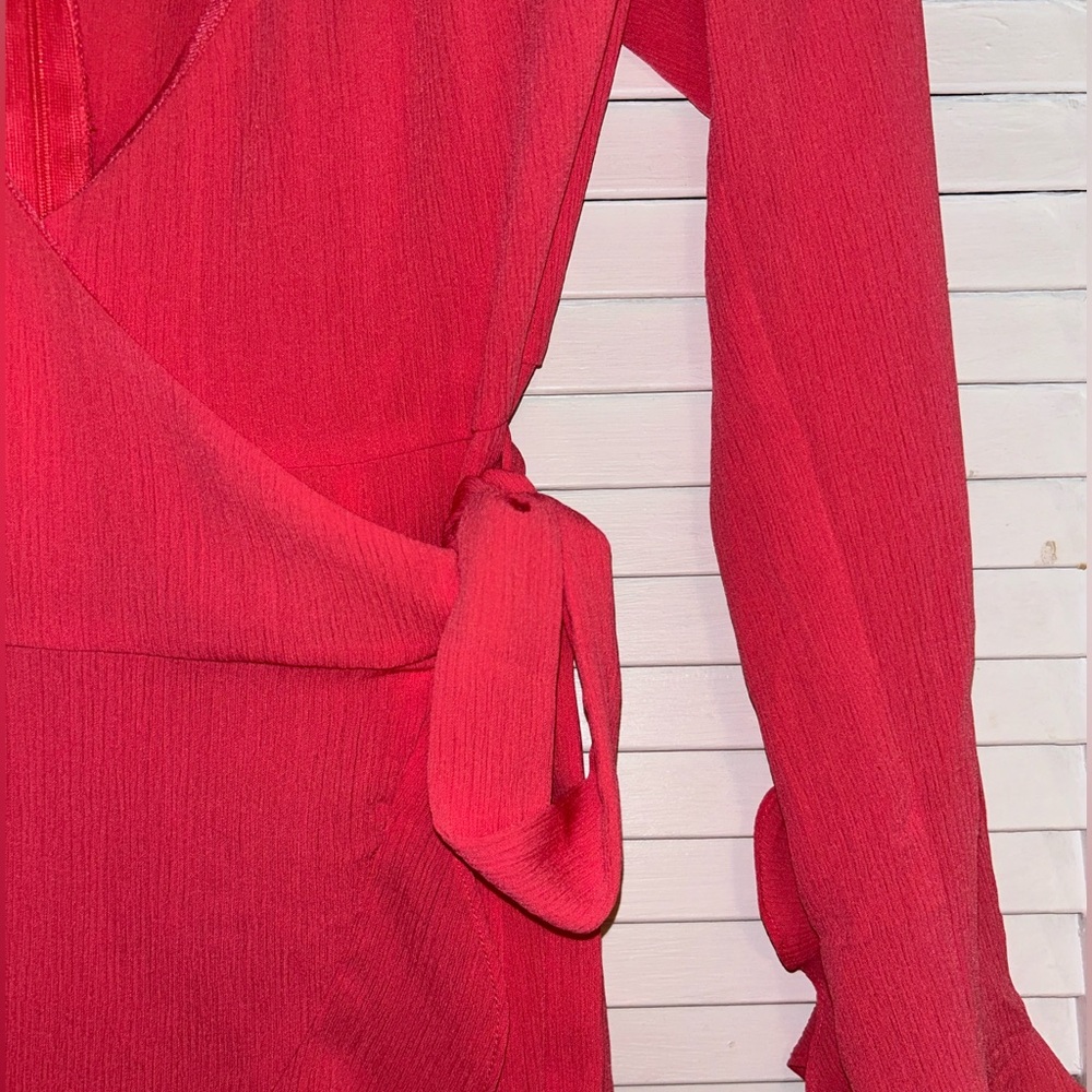 Pink long sleeve romper